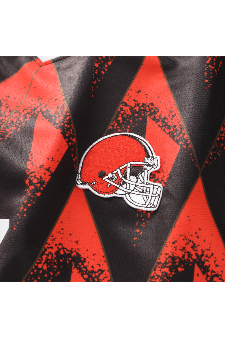 Youth Fanatics Orange/Brown Cleveland Browns Football x Football V-Neck Fan Top, Alternate, color, Orange