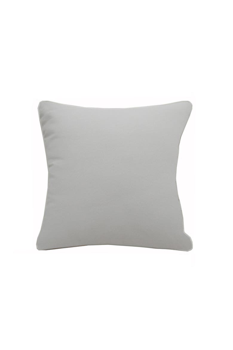 Coral Starfish Embroidered Indoor/Outdoor Accent Throw Pillow Decor, Alternate, color, Orange