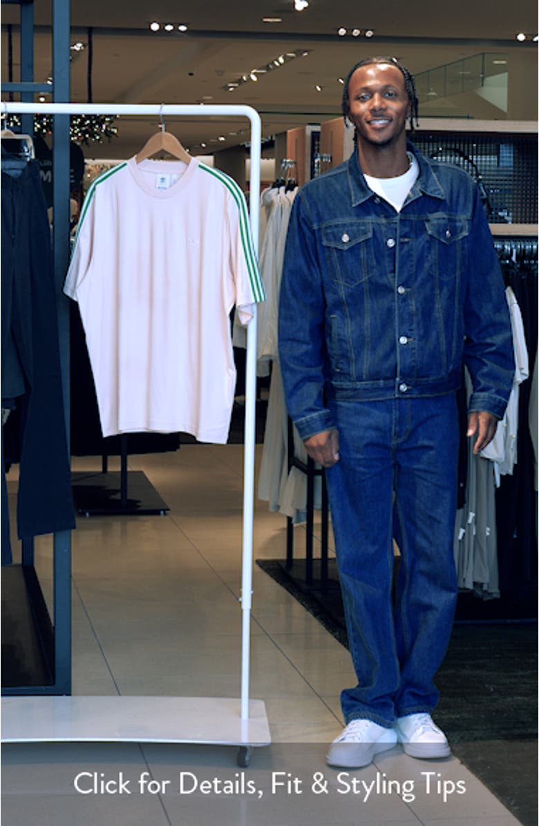 Oversize 3-Stripes Cotton T-Shirt, sales video thumbnail