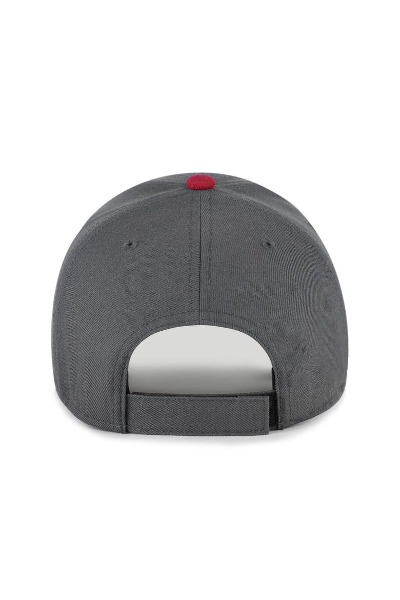 Men's '47 Charcoal Washington Commanders Split Block MVP Adjustable Hat, Alternate, color, Charcoal