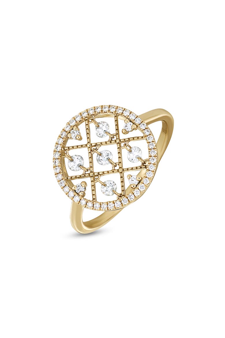 Audrey Diamond Statement Ring, Main, color, 18K YELLOW GOLD