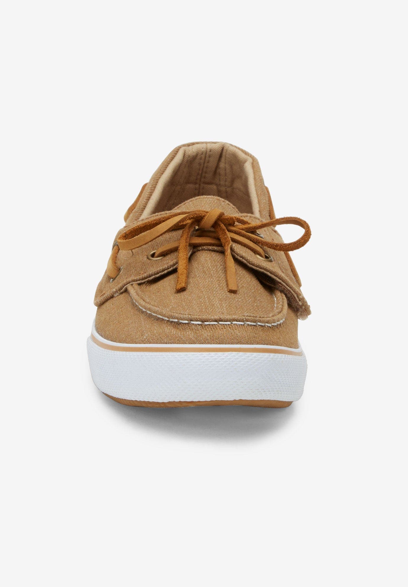 Canvas Boat Shoe, Alternate, color, KHAKI