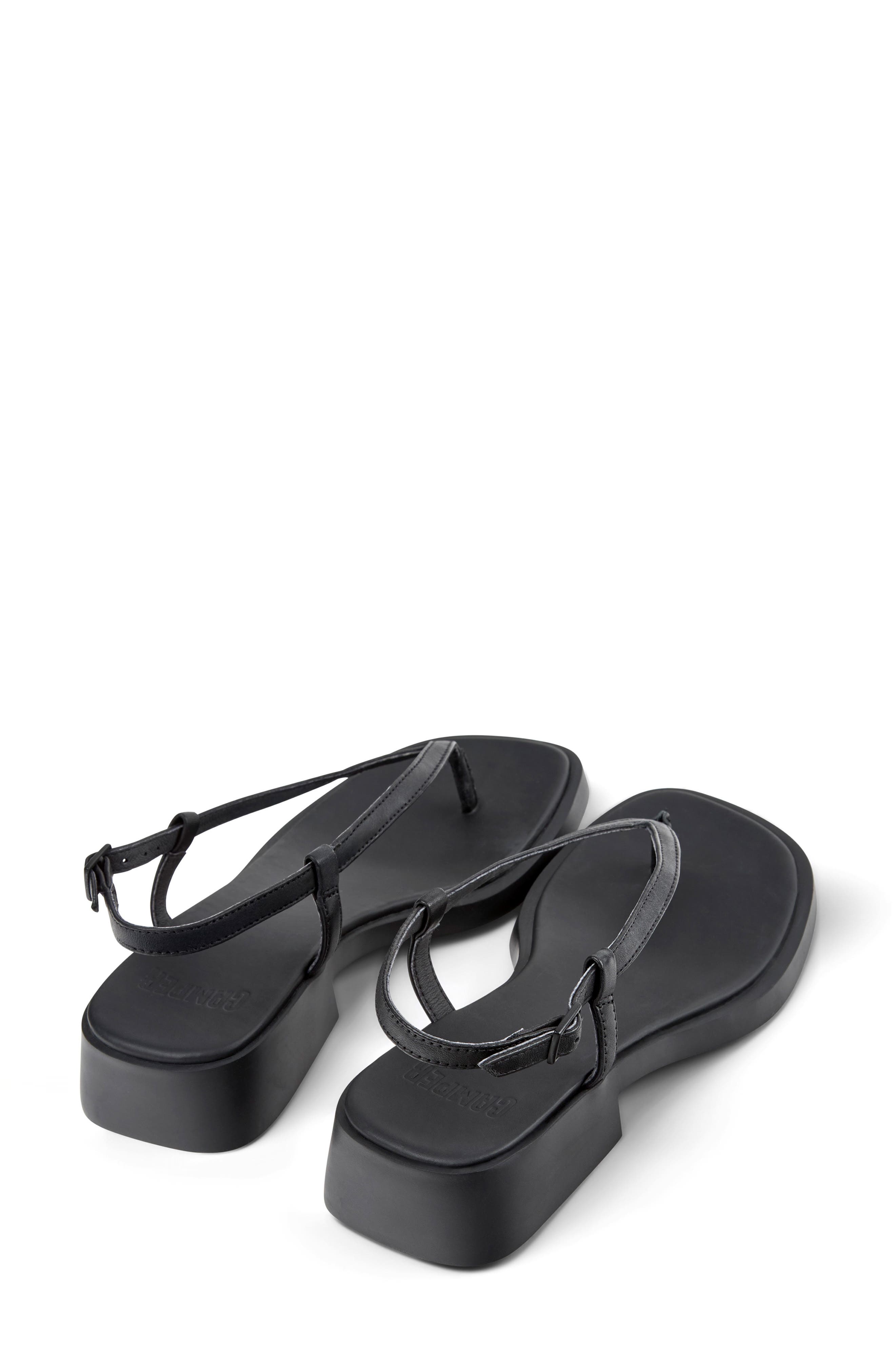 Camper Dana Sandal, Alternate, color, Black