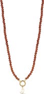 Ember Fine Jewelry 14K Yellow Gold Chili Charm Beaded Necklace