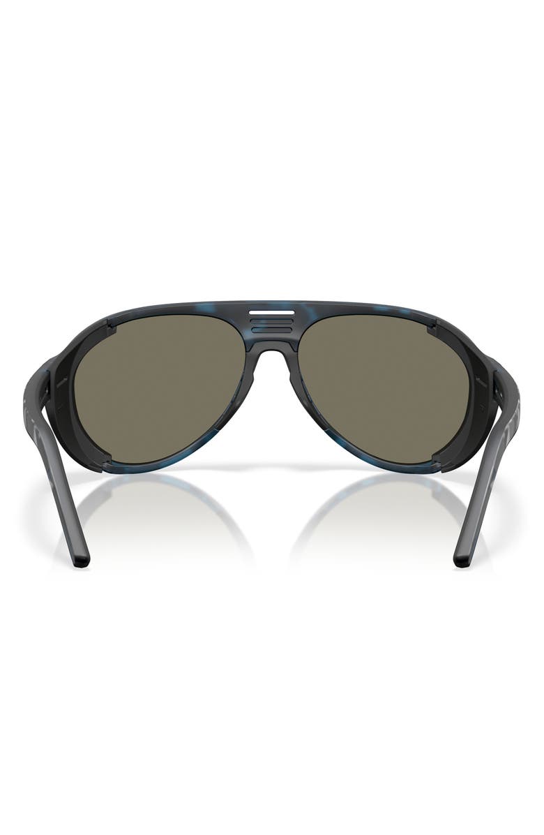 Costa Del Mar Grand Catalina 59mm Polarized Mirrored Aviator Sunglasses, Alternate, color, Deep Water Camo / Blue 580G