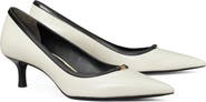 Tory Burch Double T Buckle Kitten Heel Pump