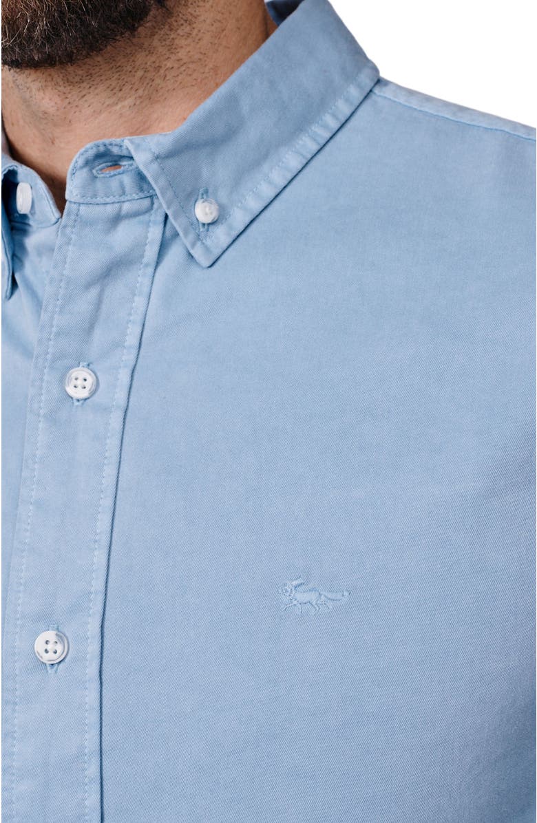 Aubin Hessle Long Sleeve Relaxed Fit Shirt, Alternate, color, Pale Blue