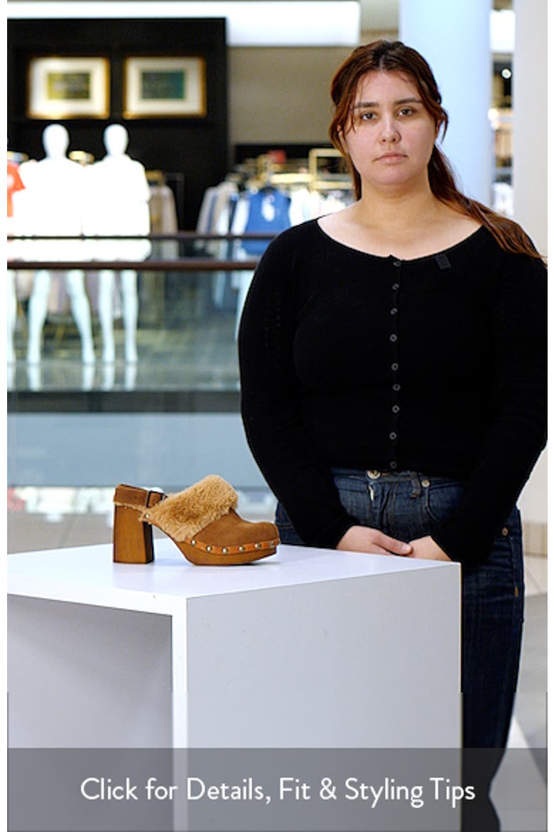 Fawn Faux Shearling Mule video