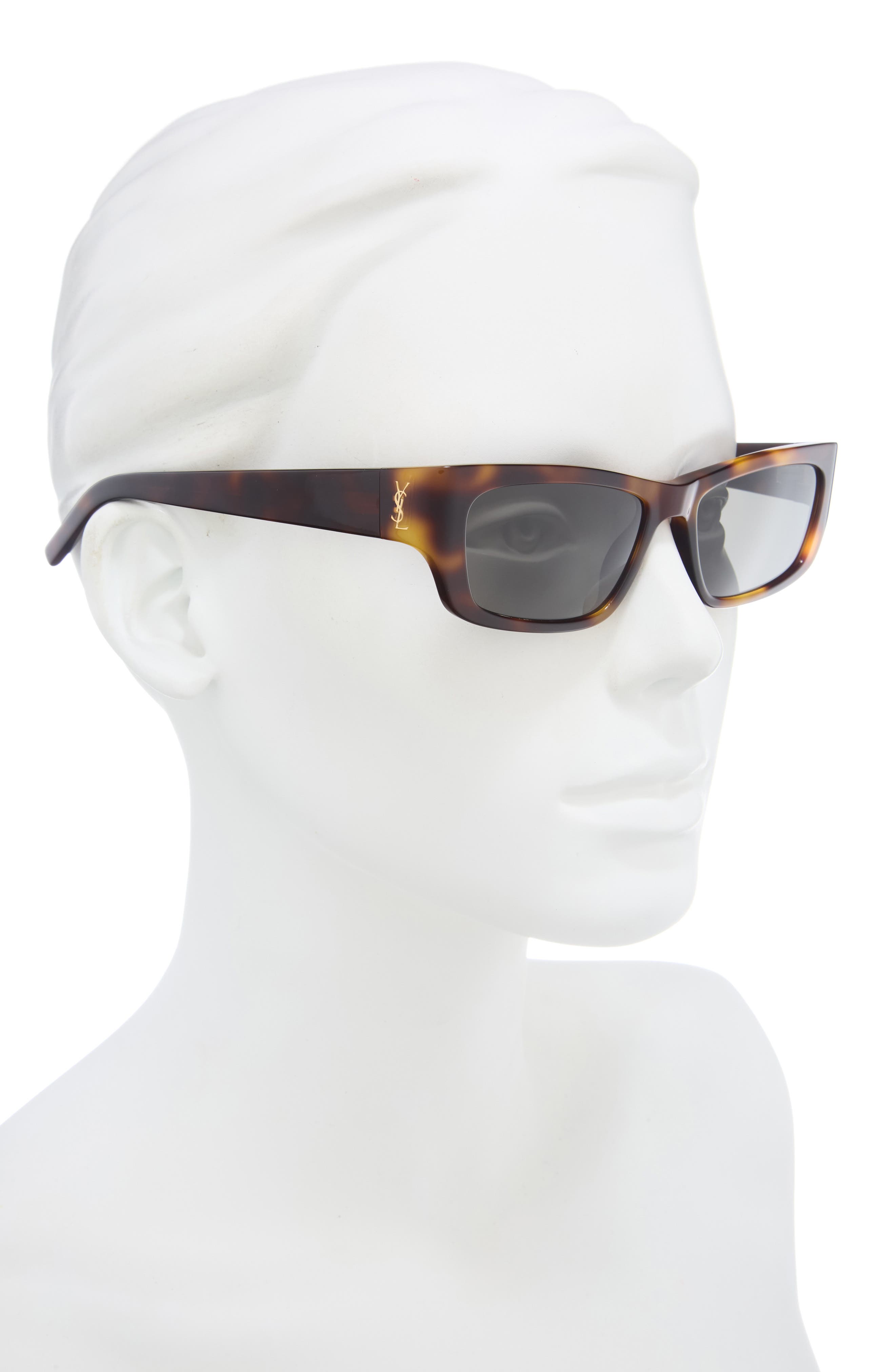 Saint Laurent SL M182 Jazz 54mm Rectangle Sunglasses (Women) | Nordstrom