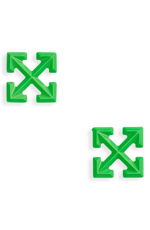 Enameled Arrows Stud Earrings