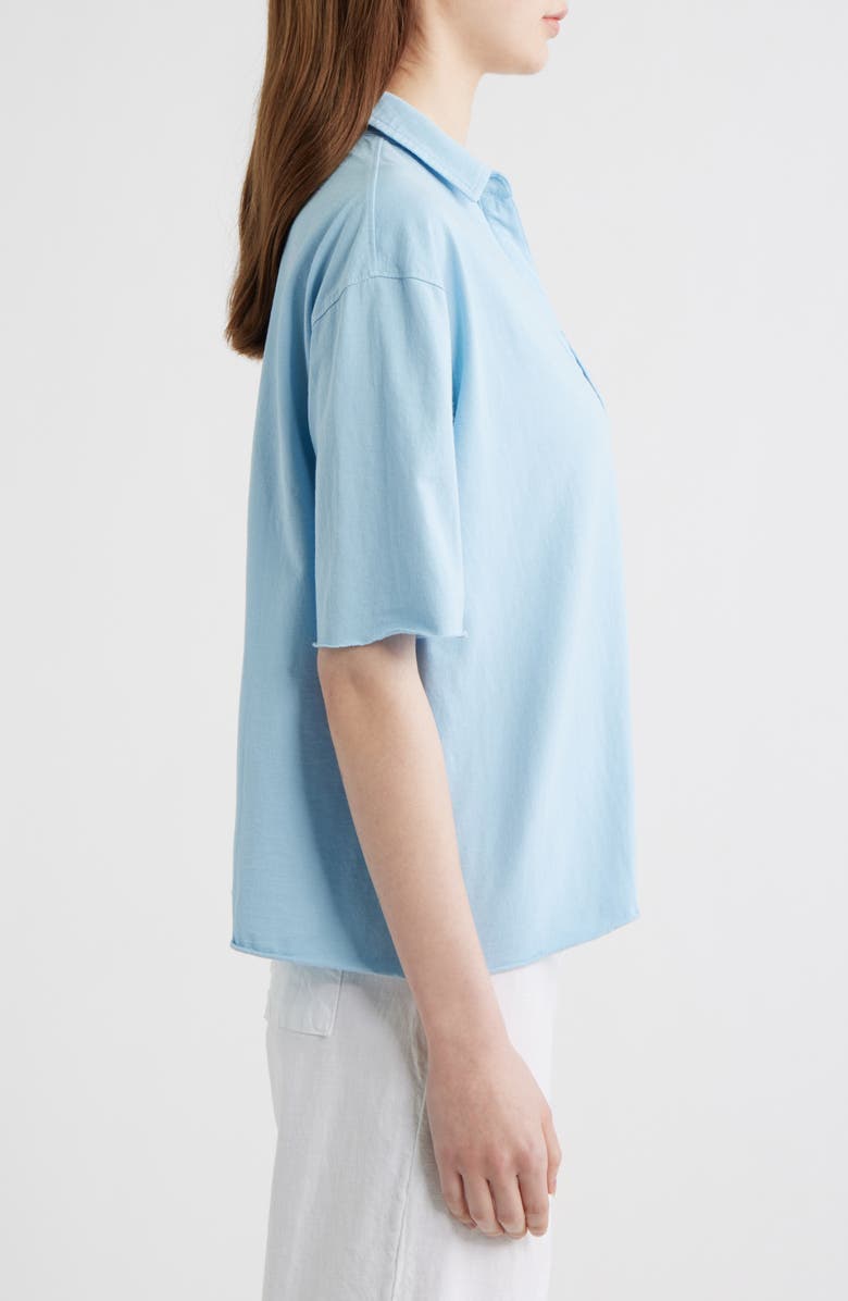 Frank & Eileen Patty Popover Cotton Top, Alternate, color, Dive Blue