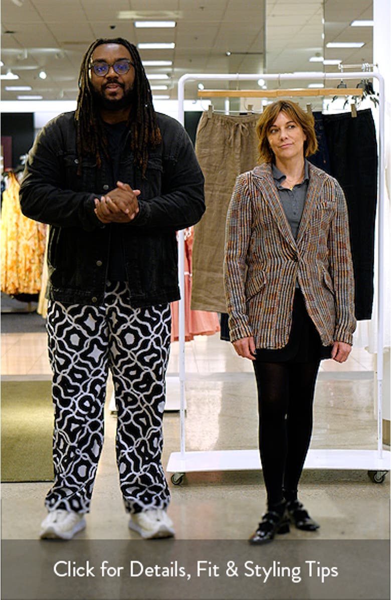 Plaid Femme Contour Knit Jacket, sales video thumbnail