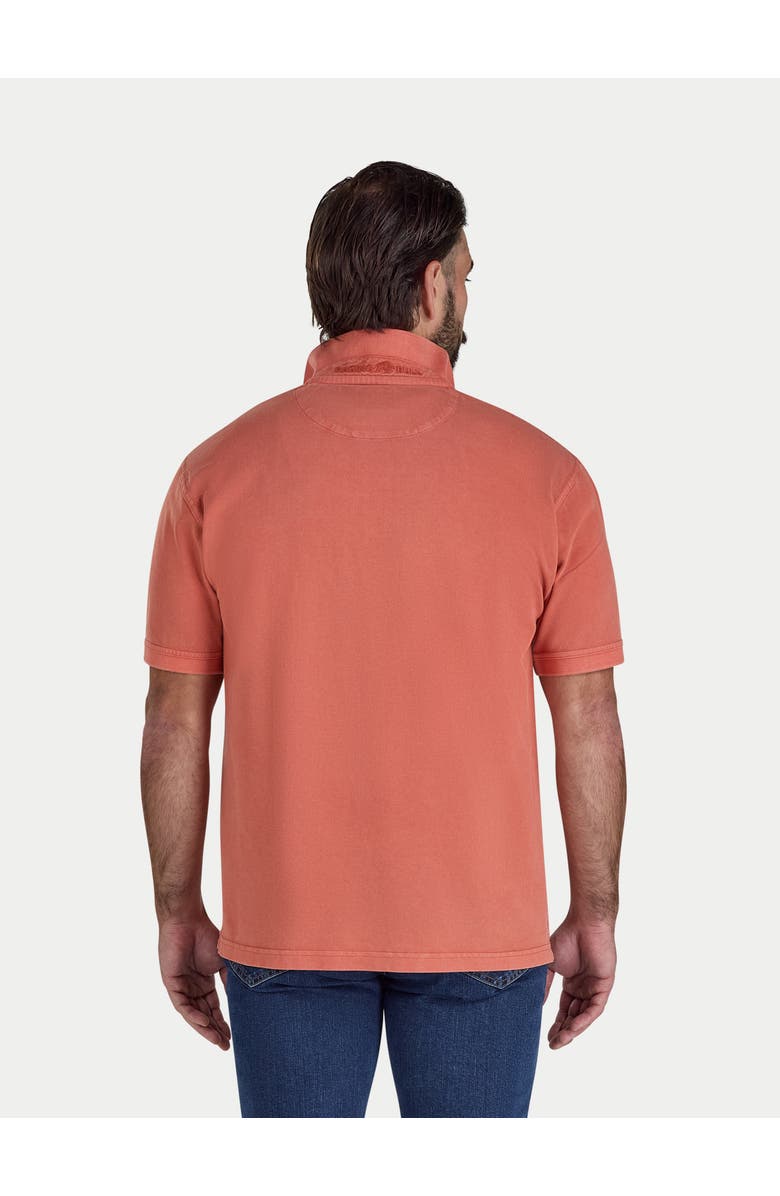 Raging Bull Garment Dyed Polo Shirt, Alternate, color, Burnt Orange
