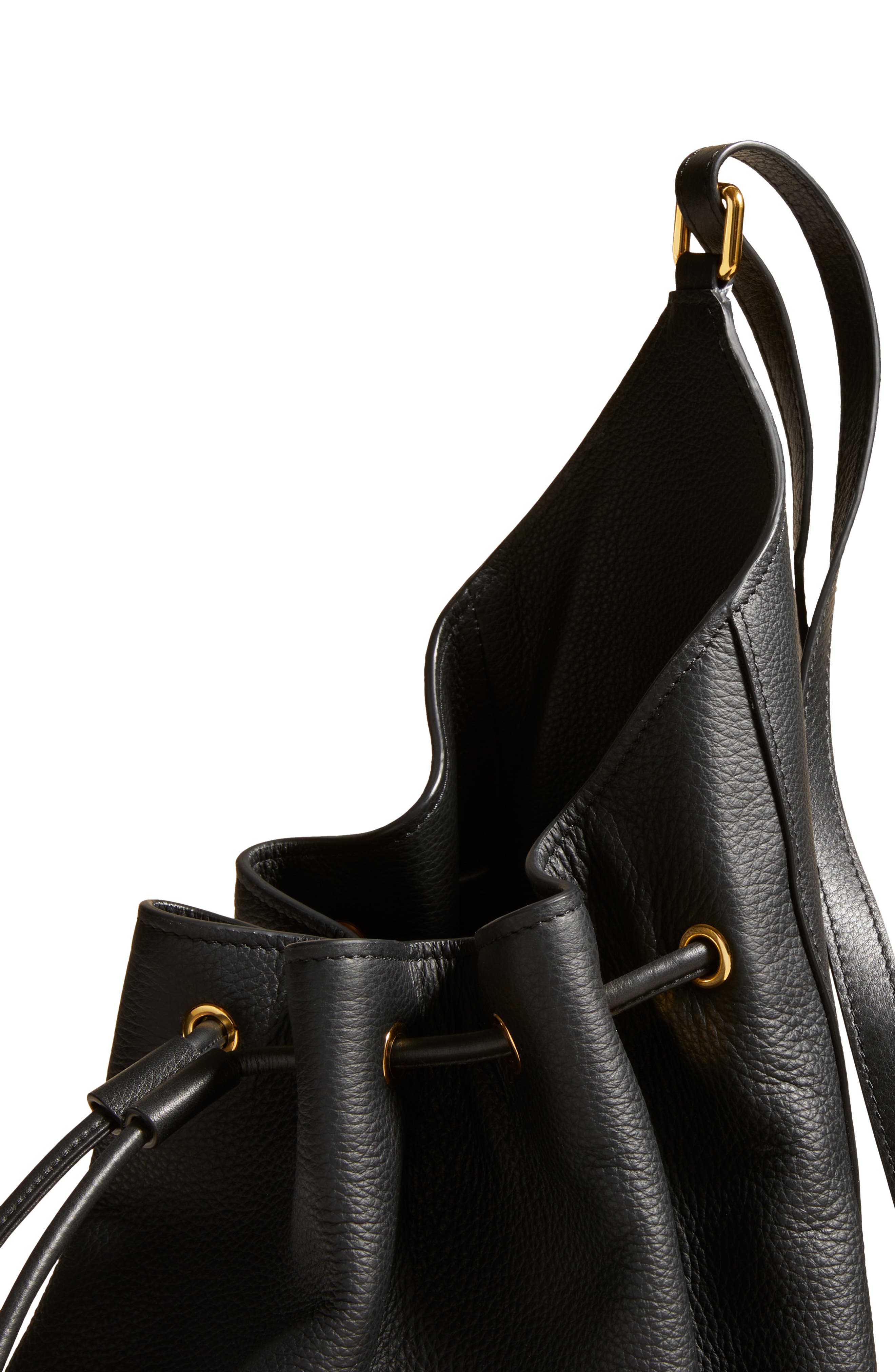 Khaite Medium Greta Leather Backpack, Alternate, color, 