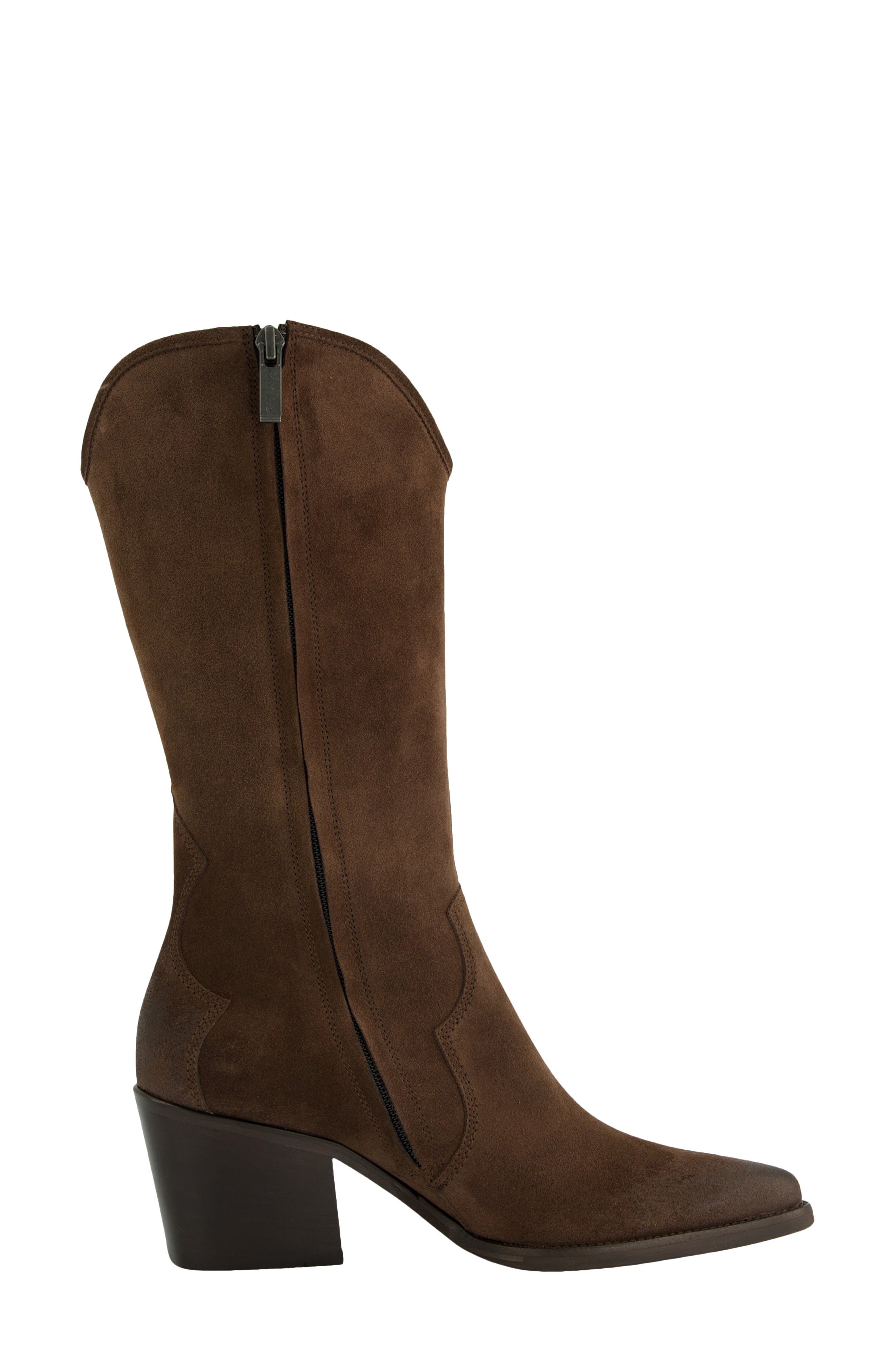 Easton Western Boot, Alternate, color, WOOD SOFT SUEDE