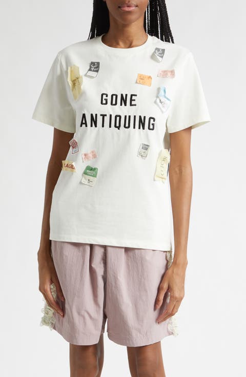 Gender Inclusive Gone Antiquing Appliqué T-Shirt