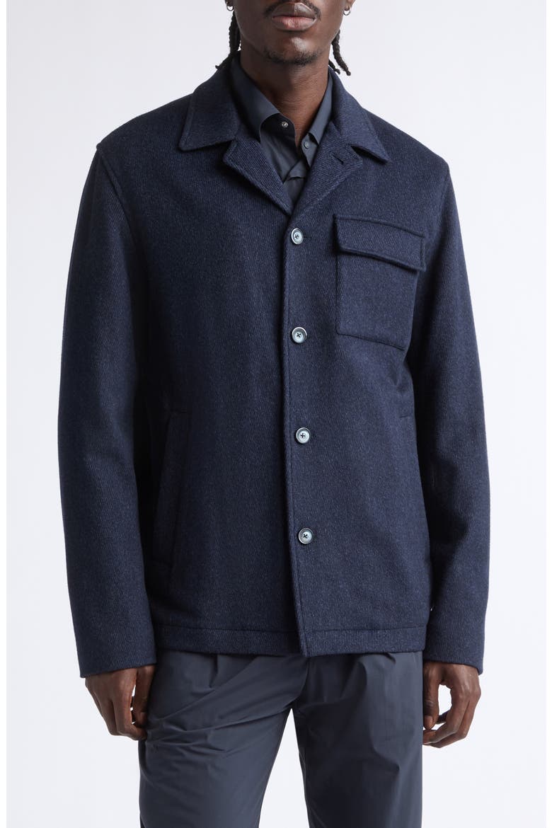 Light Cashwool Jacket, Main, color, NAVY