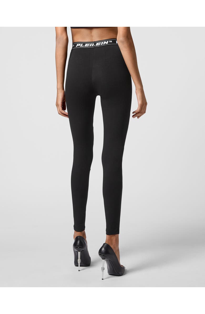 PHILIPP PLEIN Jogging Biker Leggings Women, Alternate, color, Black