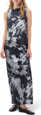 rag & bone Margaret Metallic Sleeveless Maxi Dress
