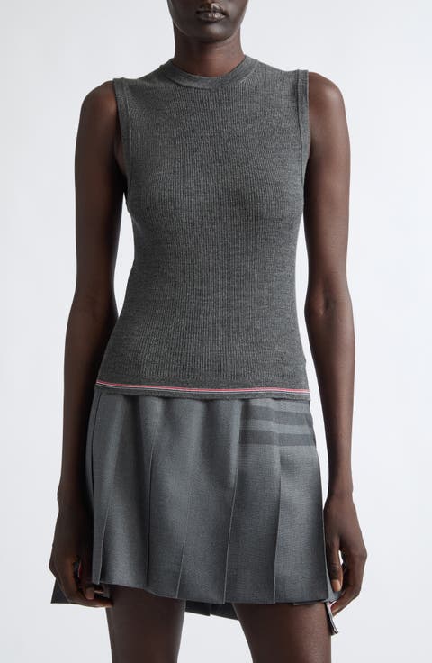 Merino Wool Rib Sweater Vest