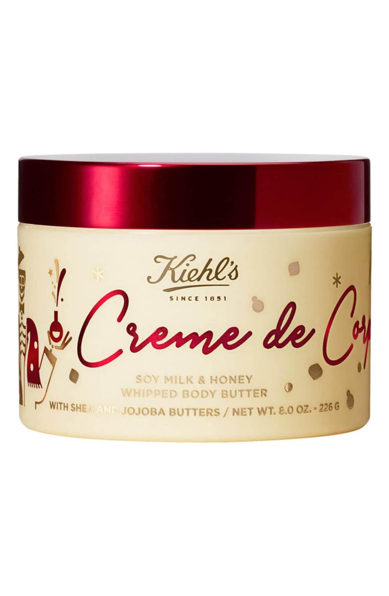 Kiehl's Since 1851 Creme de Corps Soy Milk & Honey Whipped Body Butter, Main, color, 