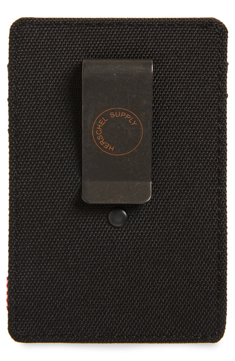 Herschel Supply Co. Raven Card Case, Alternate, color, 