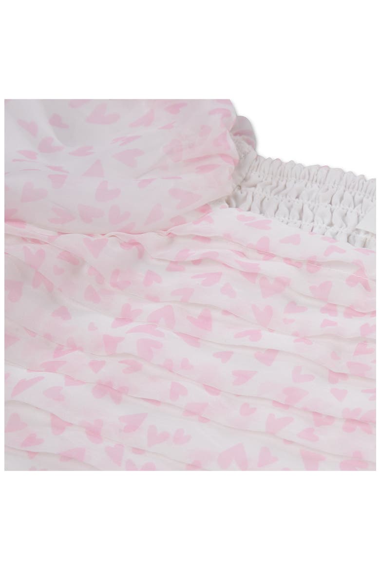 Kids' Emerson Puff Sleeve Tiered Top, Alternate, color, CASHMERE ROSE
