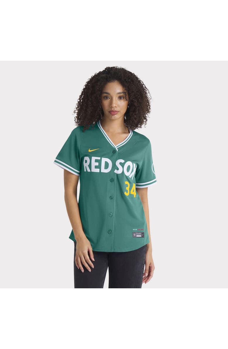 Nike Women's Nike David Ortiz Green Boston Red Sox 2025 City Connect Limited Retired Player Jersey, Alternate, color, Green