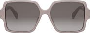 CELINE Triomphe 60mm Square Sunglasses
