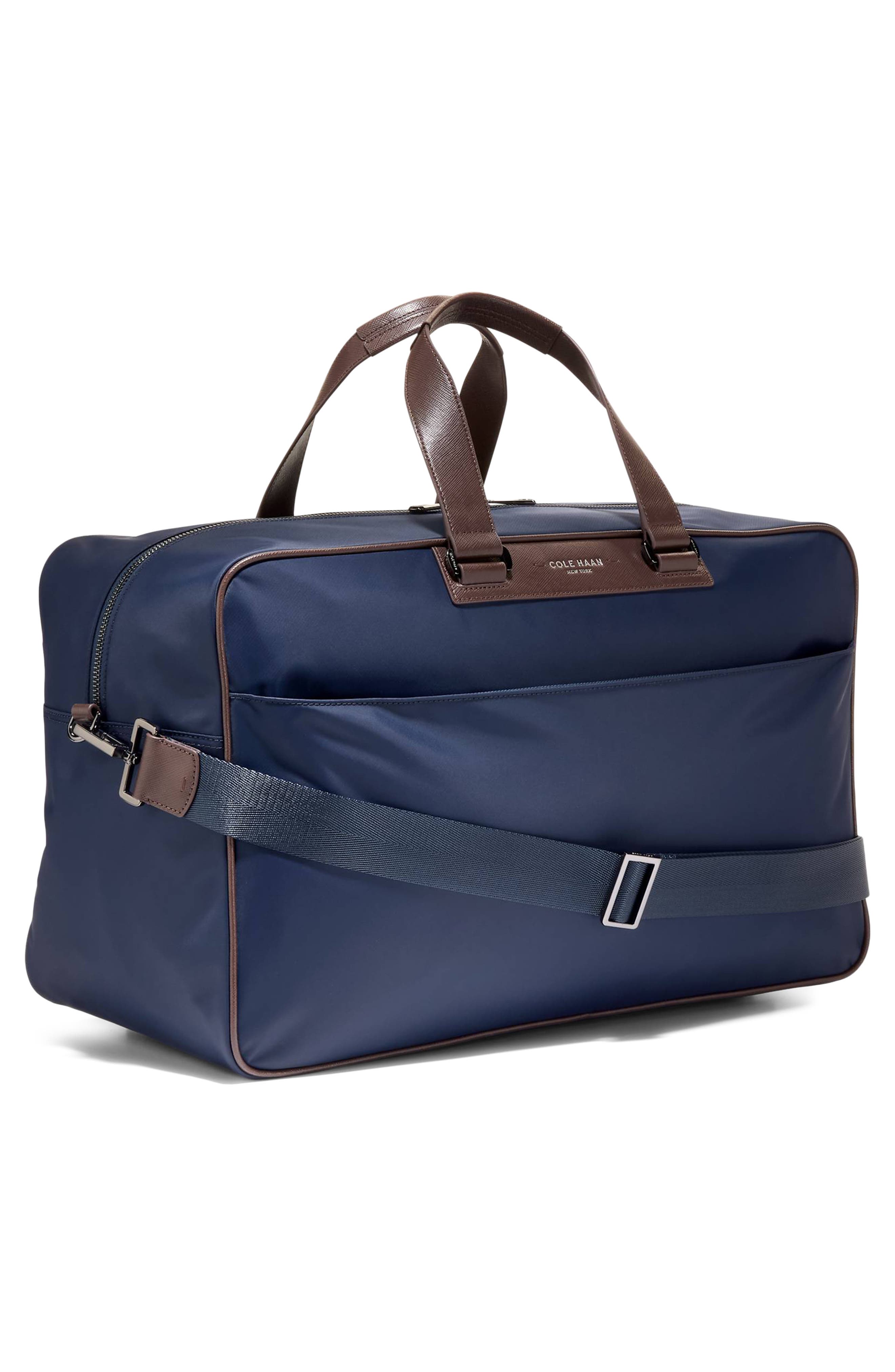 Carson Everyday Nylon Duffle Bag, Alternate, color, NAVY BLAZER/ MADEIRA