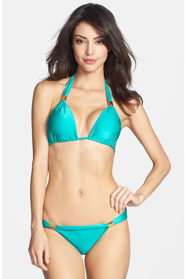 ViX Swimwear 'Bia' Bikini Top, Alternate, color, GREEN