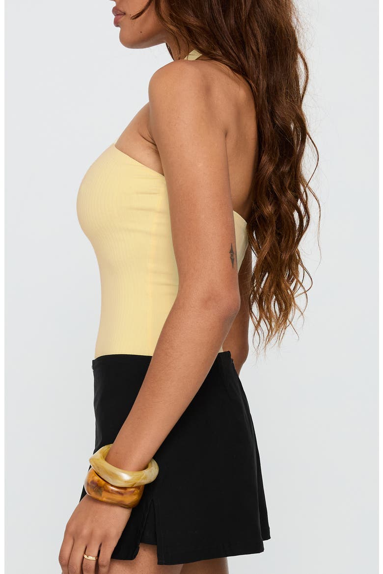 Dulce Vita Rib Bodysuit, Alternate, color, LEMON