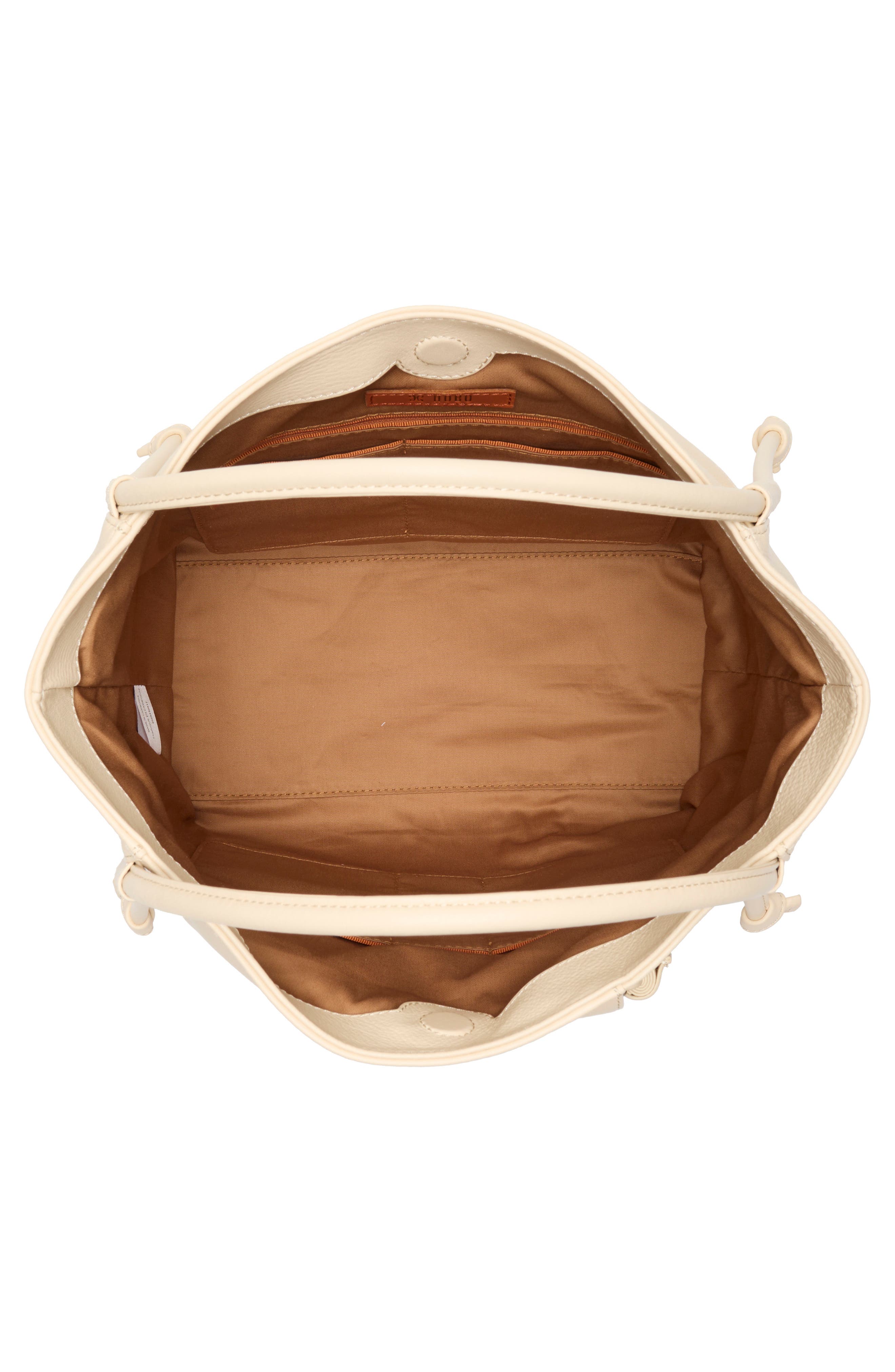 HOBO Endure Leather Tote, Alternate, color, Cream