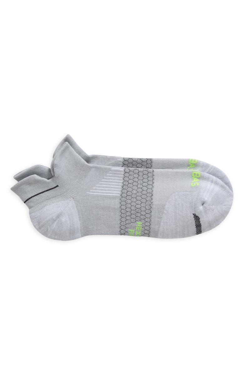Bombas Performance Running Ankle Socks, Main, color, Grey