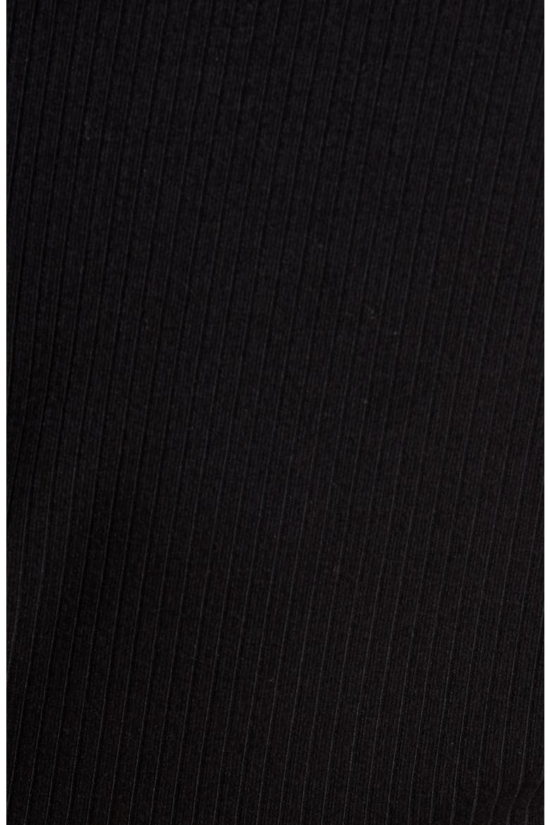 Ami Rib Bodysuit, Alternate, color, NOIR