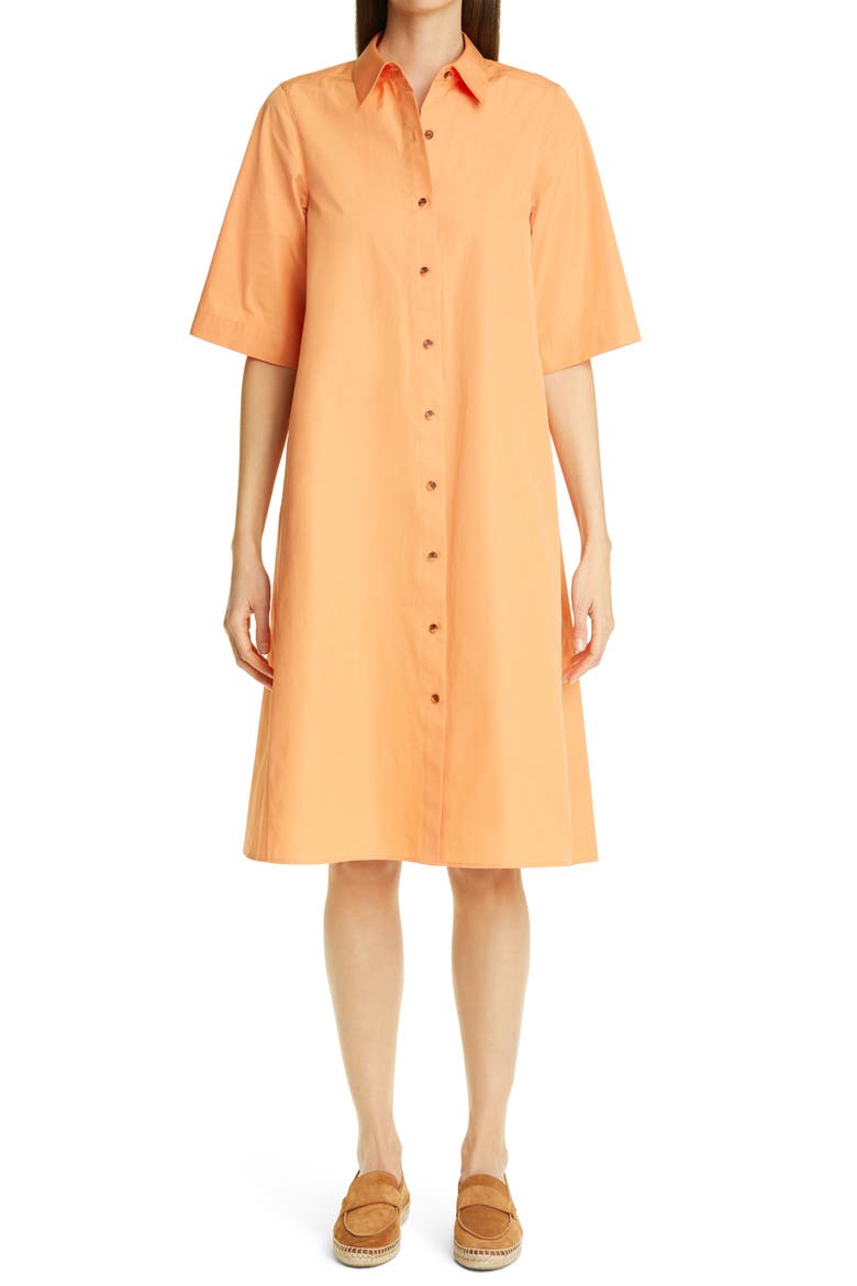 Sedwick KindCotton Shirtdress, Main, color, TANNED CORAL