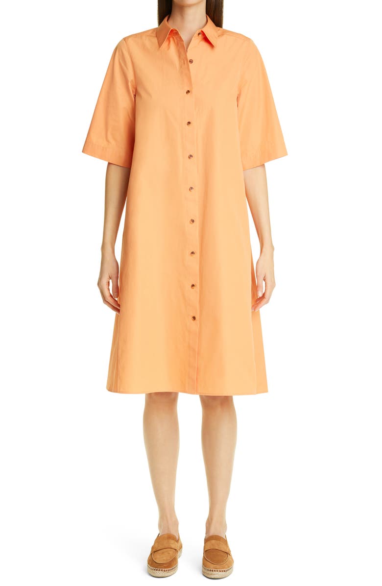 Lafayette 148 New York Sedwick KindCotton Shirtdress, Main, color, 