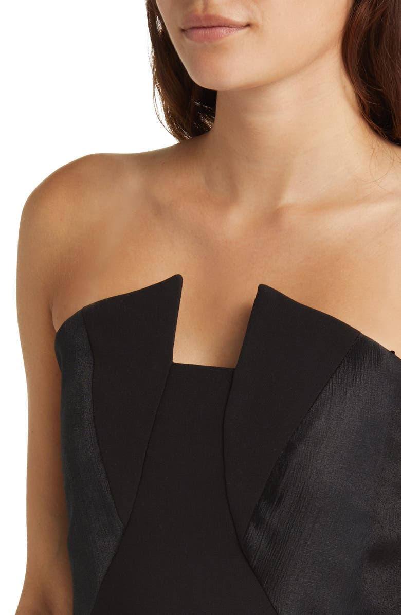 Black Halo Lena Strapless Cocktail Dress, Alternate, color, 