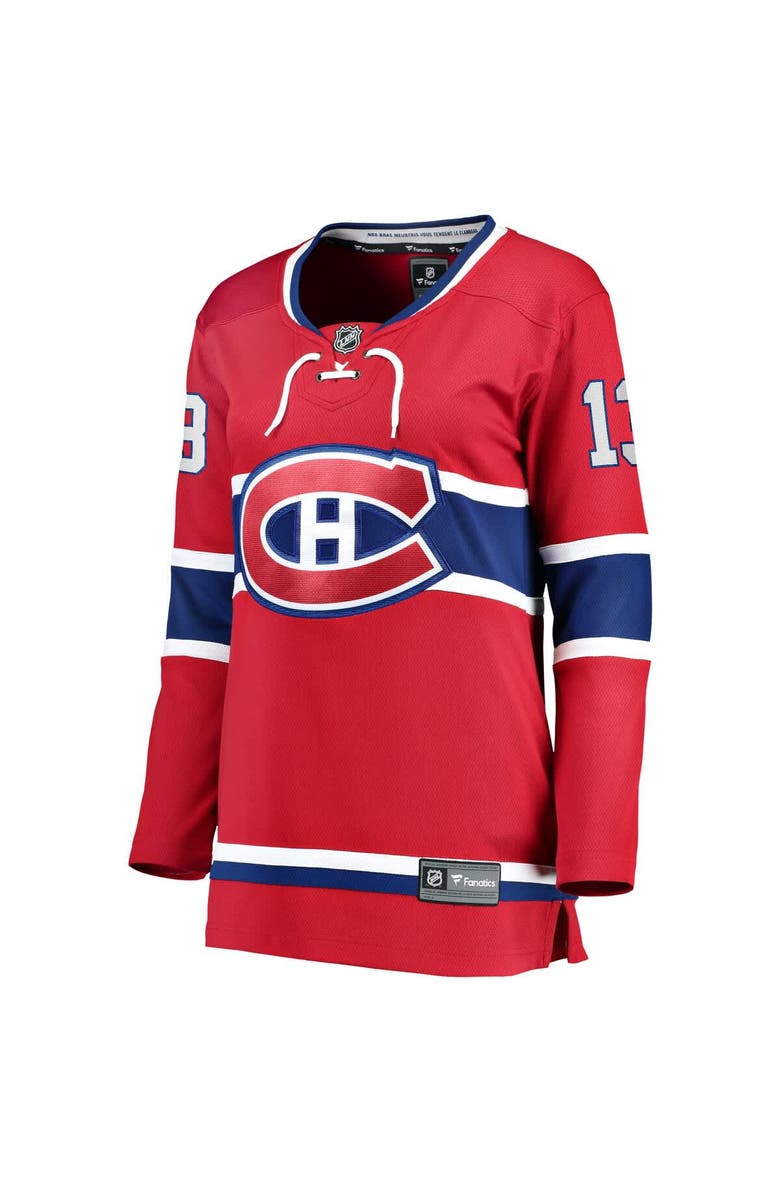 FANATICS Women's Fanatics Cole Caufield Red Montreal Canadiens Home Premier Breakaway Player Jersey Breakaway Jersey, Alternate, color, Red