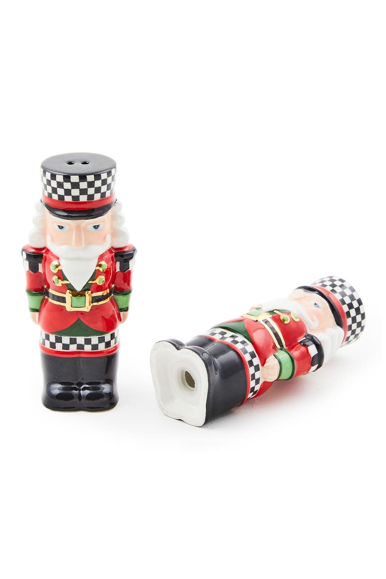 Classic Courtly Nutcracker Salt & Pepper Shakers, Alternate, color, RED