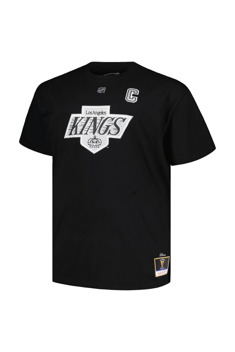 Men's Profile Wayne Gretzky Black Los Angeles Kings Big & Tall Name & Number T-Shirt, Alternate, color, Black