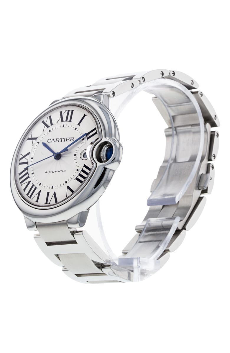Watchfinder & Co. Cartier Preowned Ballon Bleu Automatic Bracelet Watch, Alternate, color,