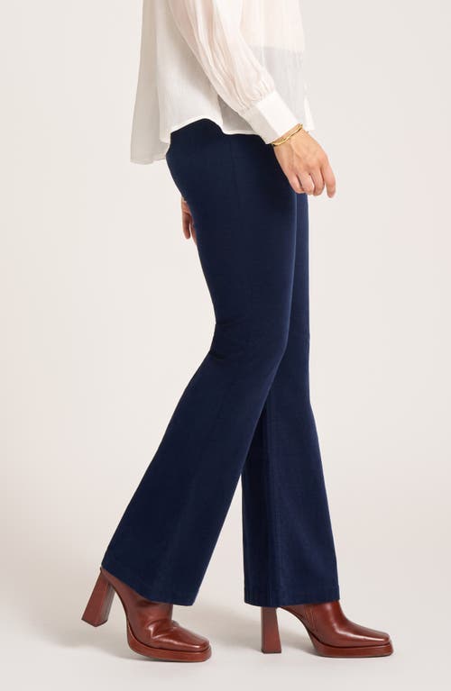 Matty M . Cosmo Flare Corduroy Pants In Blue