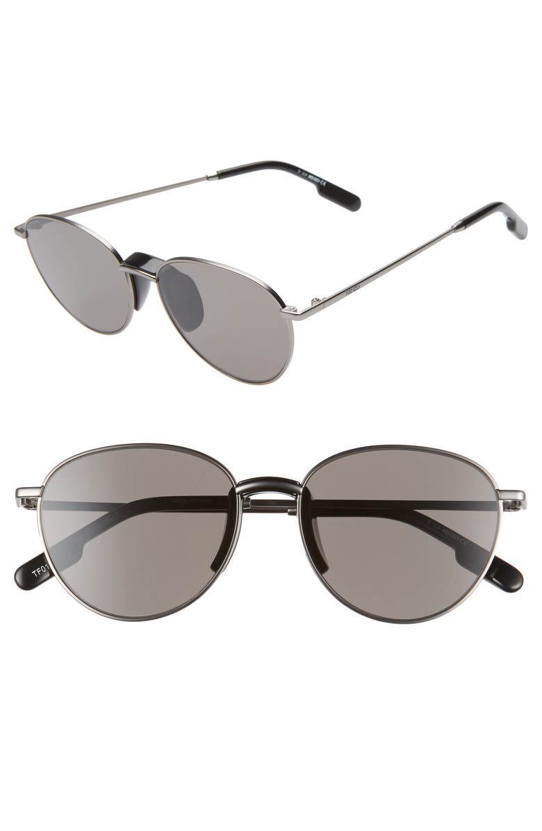 KENZO 53mm International Fit Round Sunglasses, Main, color, 