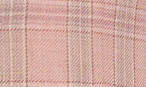 Cricketeer Plaid Wool Blend Sport Coat In Peach