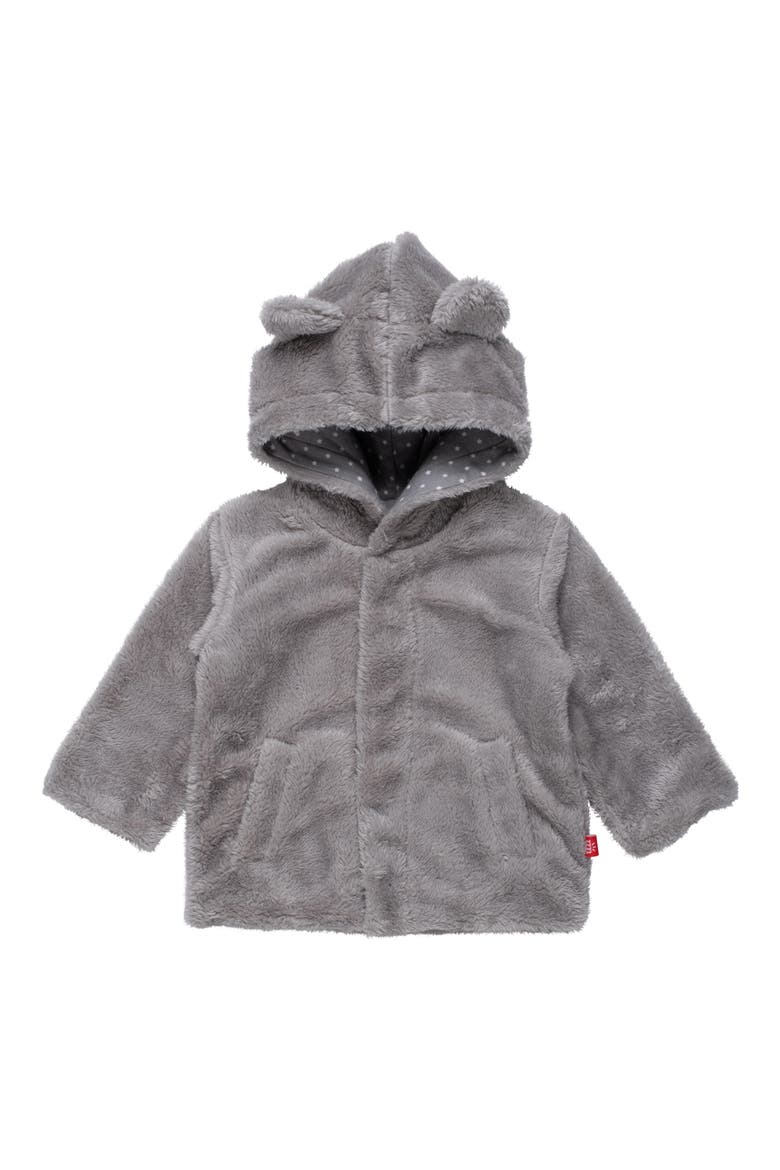 Kids' Minky Hooded Jacket, Main, color, STORM