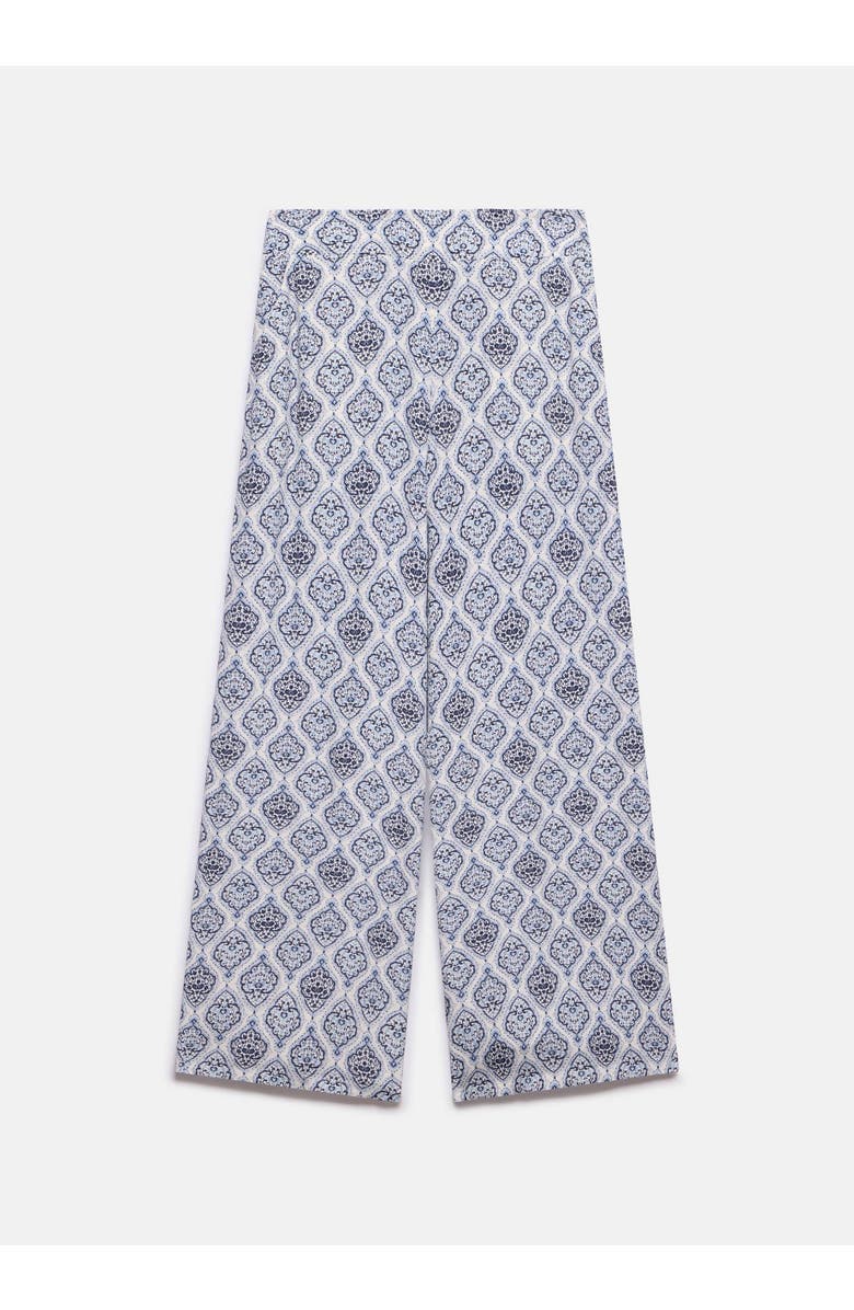 MINT VELVET Tile Print Trouser, Alternate, color, Cream