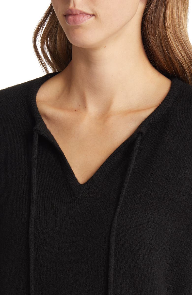 Wit & Wisdom Tie Neck Sweater, Alternate, color, 