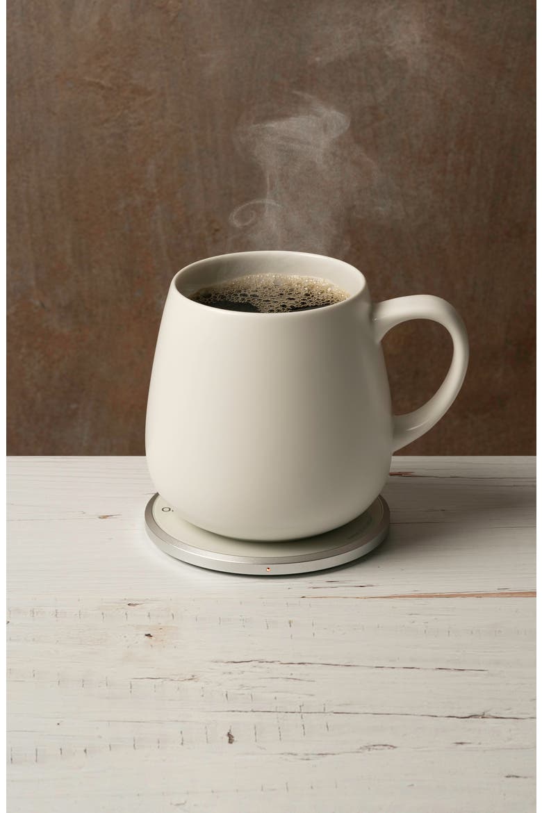 Ui Plus Mug & Warmer Set, Alternate, color, WHITE