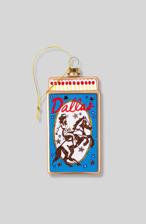 Matchbook Ornament - Dallas